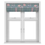 Laura Ashley Tapestry Floral Dusky Seaspray Motorised