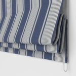 Laura Ashley Tiverton Stripe Midnight No Drill