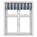 Laura Ashley Tiverton Stripe Midnight No Drill