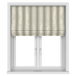 Laura Ashley Tiverton Stripe Steel Motorised