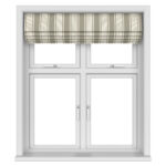 Laura Ashley Tiverton Stripe Steel Motorised