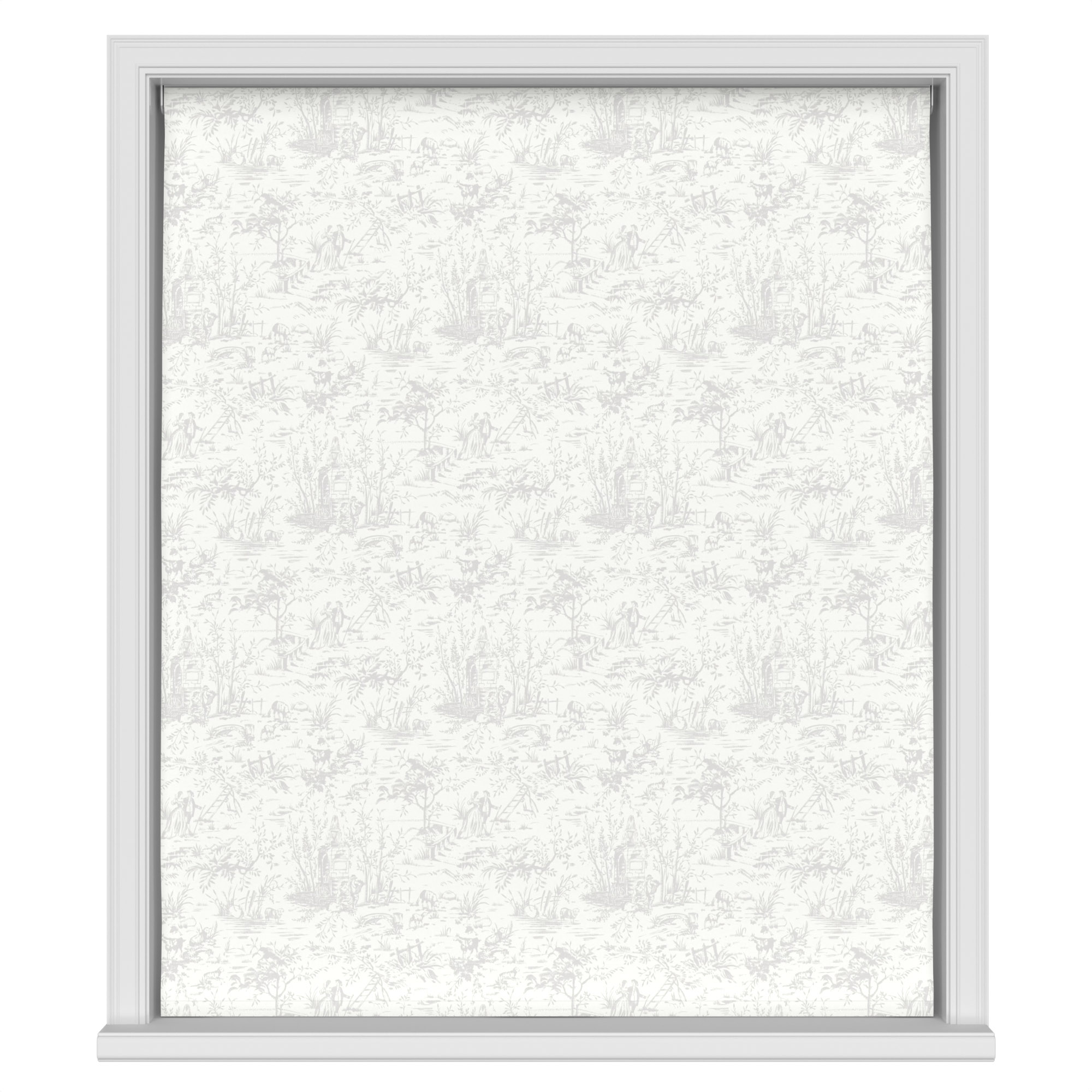 Laura Ashley Toile De Jouy Silver Motorised - Image 2