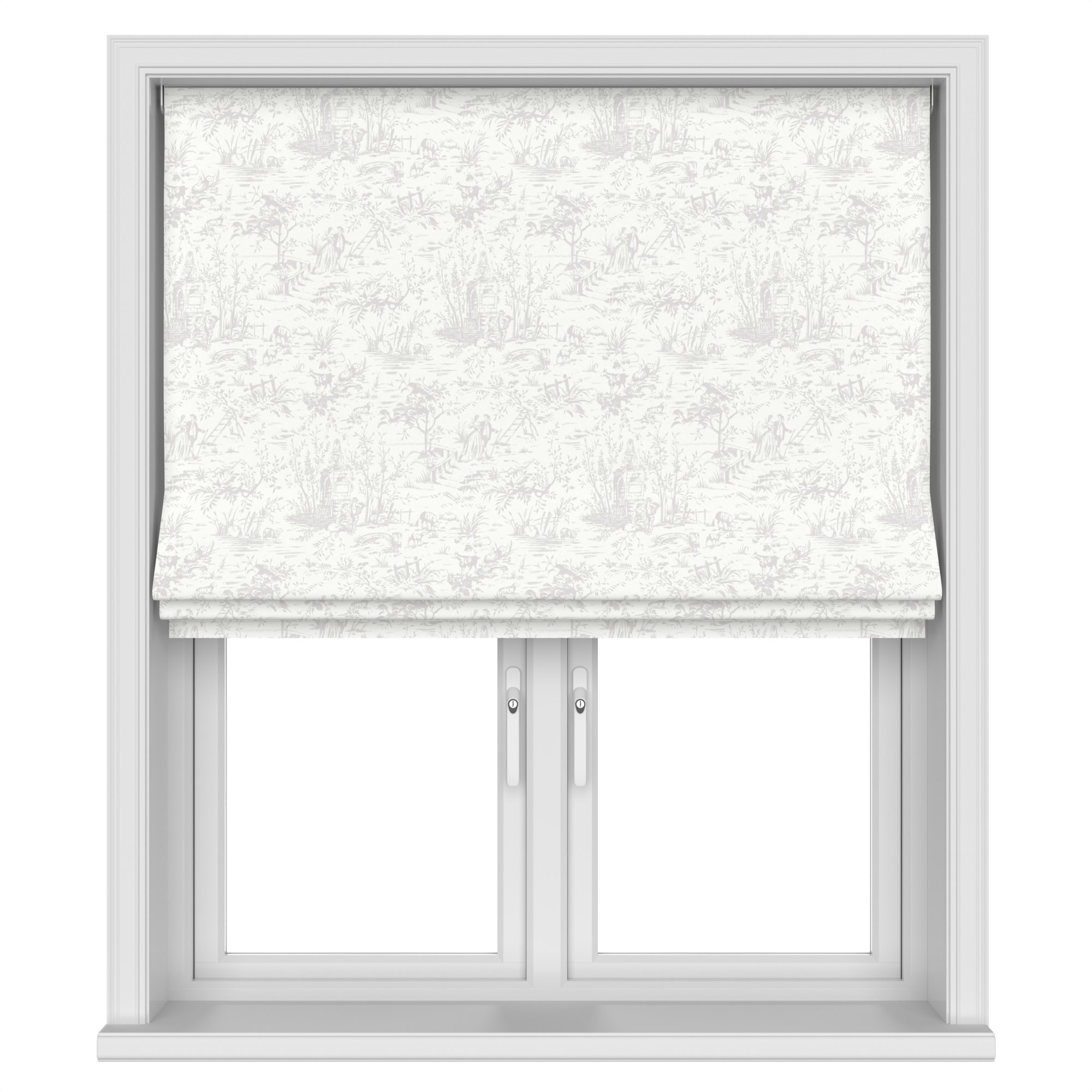 Laura Ashley Toile De Jouy Silver Motorised - Image 3