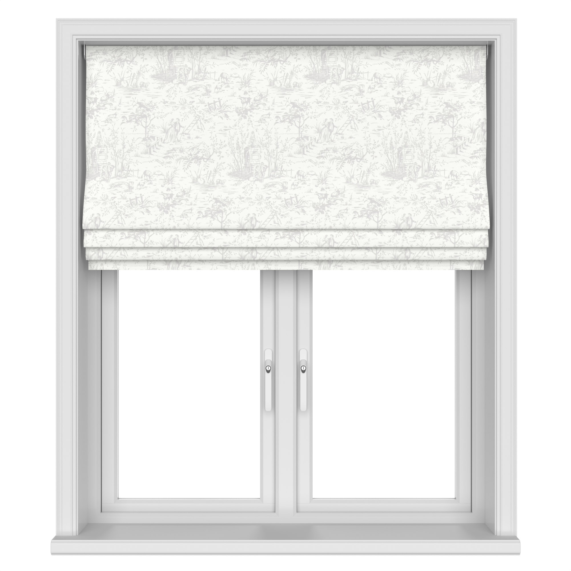 Laura Ashley Toile De Jouy Silver Motorised - Image 4