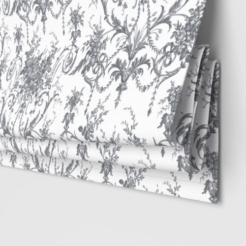 Laura Ashley Tuileries Charcoal Motorised