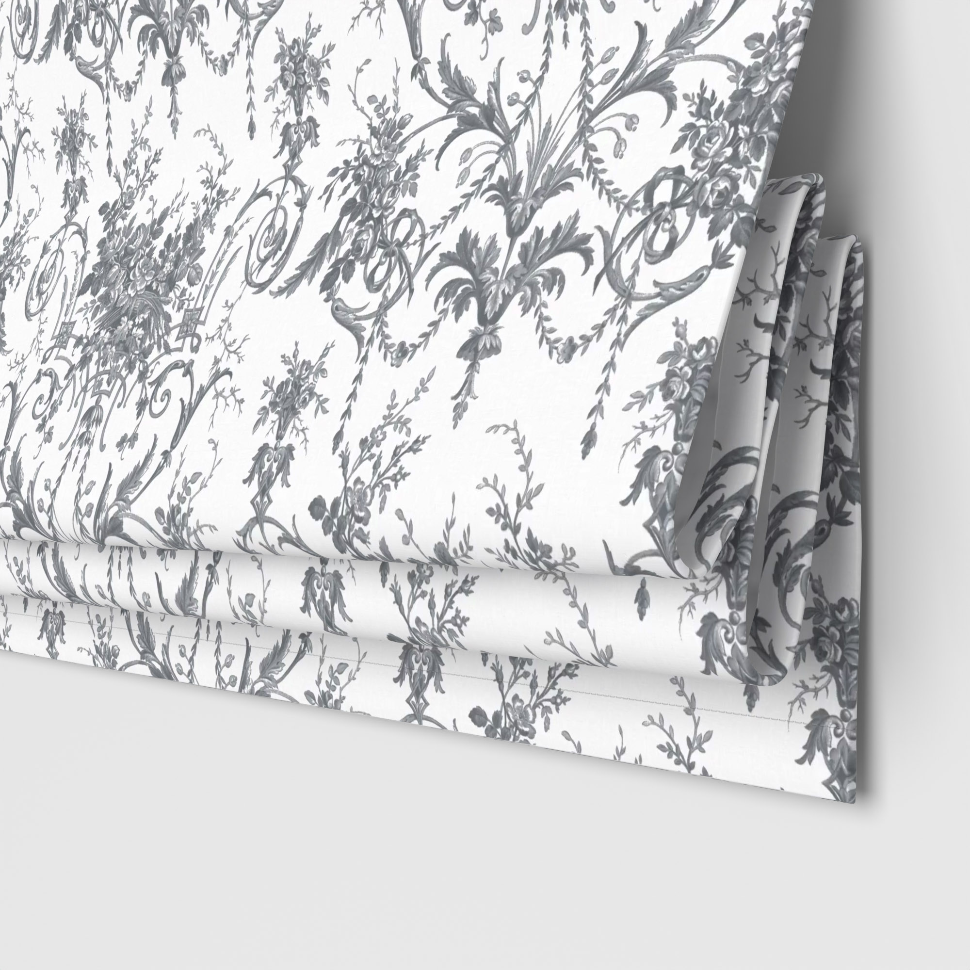 Laura Ashley Tuileries Charcoal Motorised