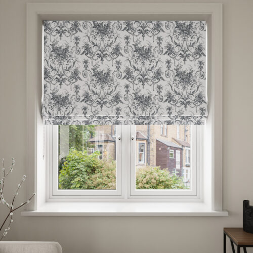 Laura Ashley Tuileries Charcoal No Drill