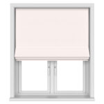 Laura Ashley Wickerwork Coral Pink Motorised