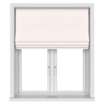 Laura Ashley Wickerwork Coral Pink Motorised