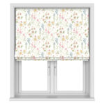 Laura Ashley Wild Meadow Coral Pink Motorised