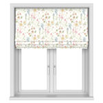Laura Ashley Wild Meadow Coral Pink Motorised