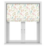 Laura Ashley Wild Meadow Crimson Motorised