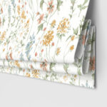 Laura Ashley Wild Meadow Pale Gold Motorised