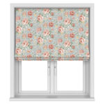 Laura Ashley Wild Roses Ochre Yellow Motorised