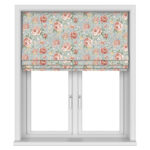 Laura Ashley Wild Roses Ochre Yellow Motorised