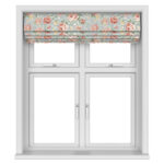 Laura Ashley Wild Roses Ochre Yellow Motorised
