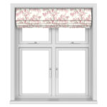 Laura Ashley Wisteria Coral Pink Motorised