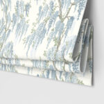 Laura Ashley Wisteria Newport Blue Motorised