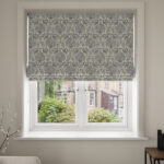 Laura Ashley Peacock Damask Steel No Drill