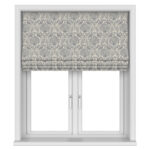 Laura Ashley Peacock Damask Steel Motorised