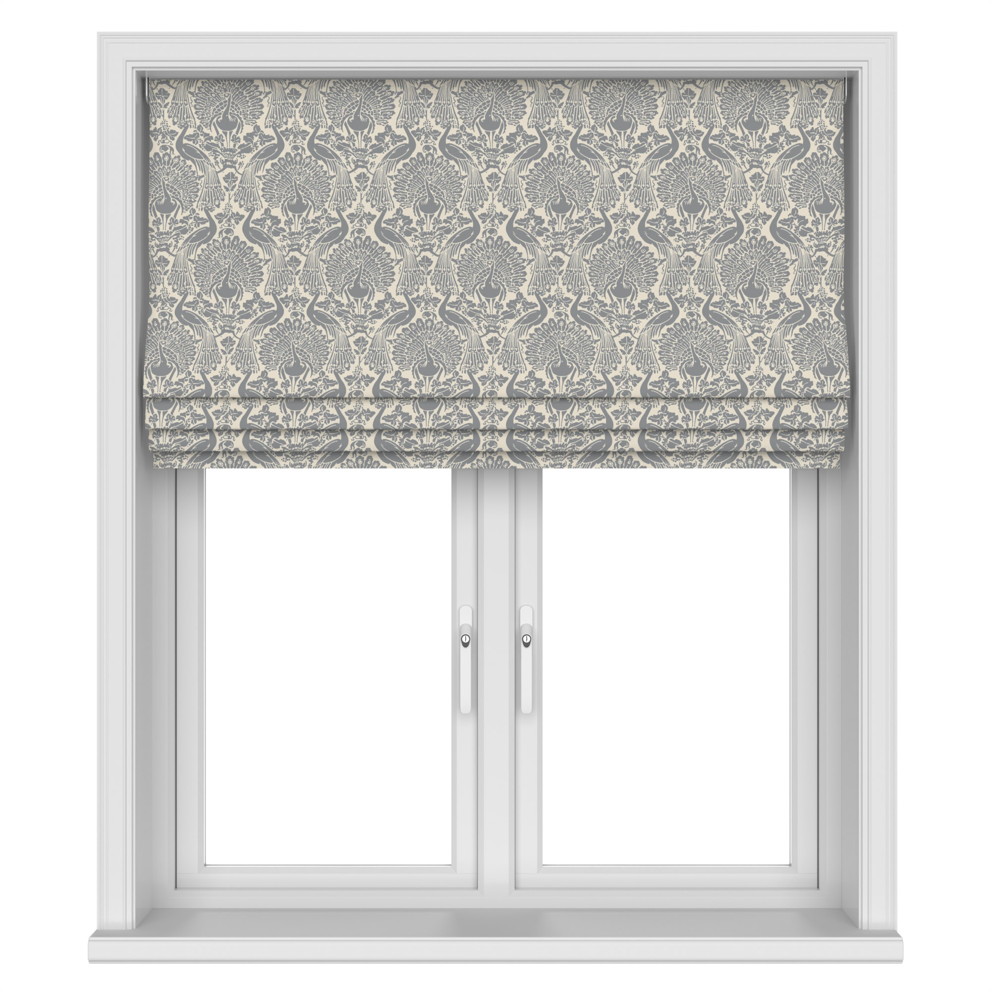 Laura Ashley Peacock Damask Steel Motorised - Image 4