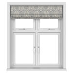 Laura Ashley Peacock Damask Steel Motorised