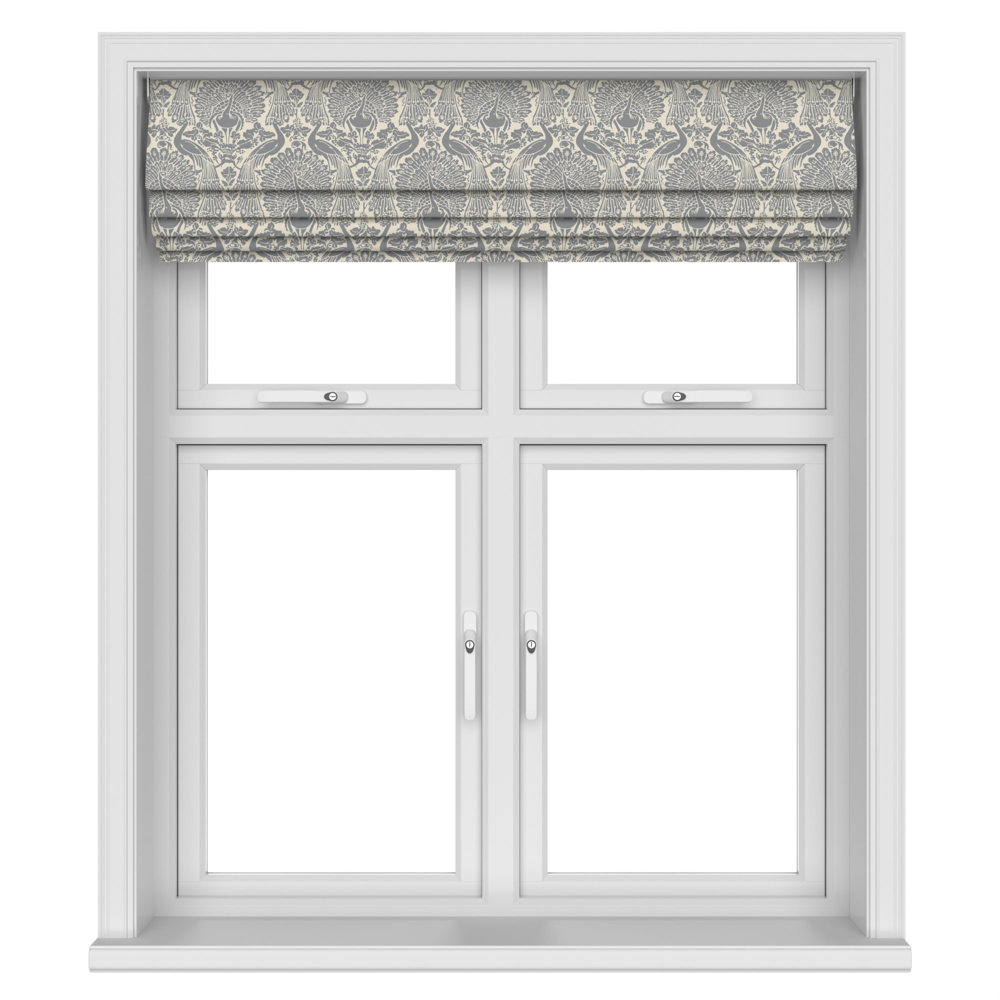 Laura Ashley Peacock Damask Steel Motorised - Image 5