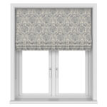 Laura Ashley Peacock Damask Steel No Drill