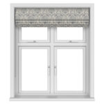 Laura Ashley Peacock Damask Steel No Drill