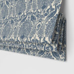 Laura Ashley Peacock Damask Dusky Seaspray Motorised
