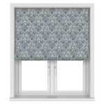 Laura Ashley Peacock Damask Dusky Seaspray Motorised