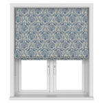 Laura Ashley Peacock Damask Dusky Seaspray No Drill