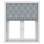 Laura Ashley Peacock Damask Dusky Seaspray No Drill