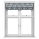 Laura Ashley Peacock Damask Dusky Seaspray No Drill