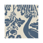 Laura Ashley Peacock Damask Dusky Seaspray No Drill