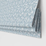 Laura Ashley Willow Leaf Chenille Pale Seaspray Motorised