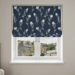 Laura Ashley Hawling Irises Midnight Navy