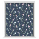 Laura Ashley Hawling Irises Midnight Navy Motorised