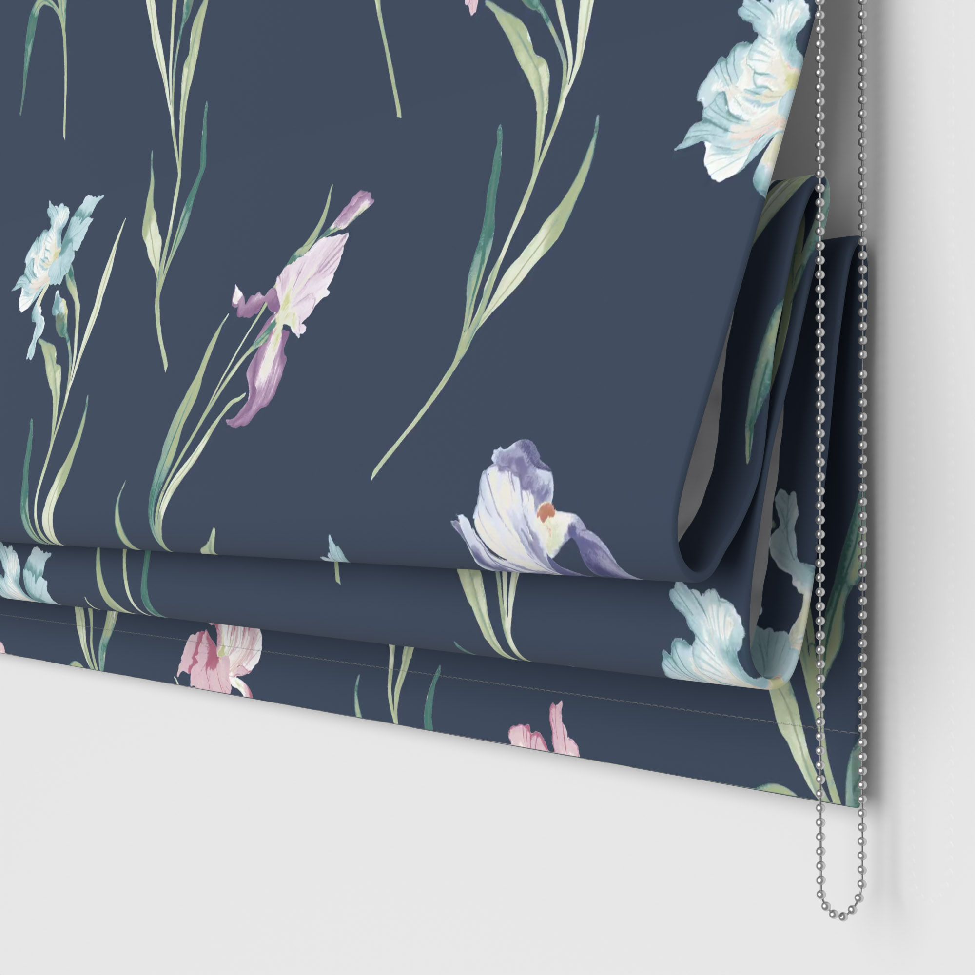 Laura Ashley Hawling Irises Midnight Navy - Image 2
