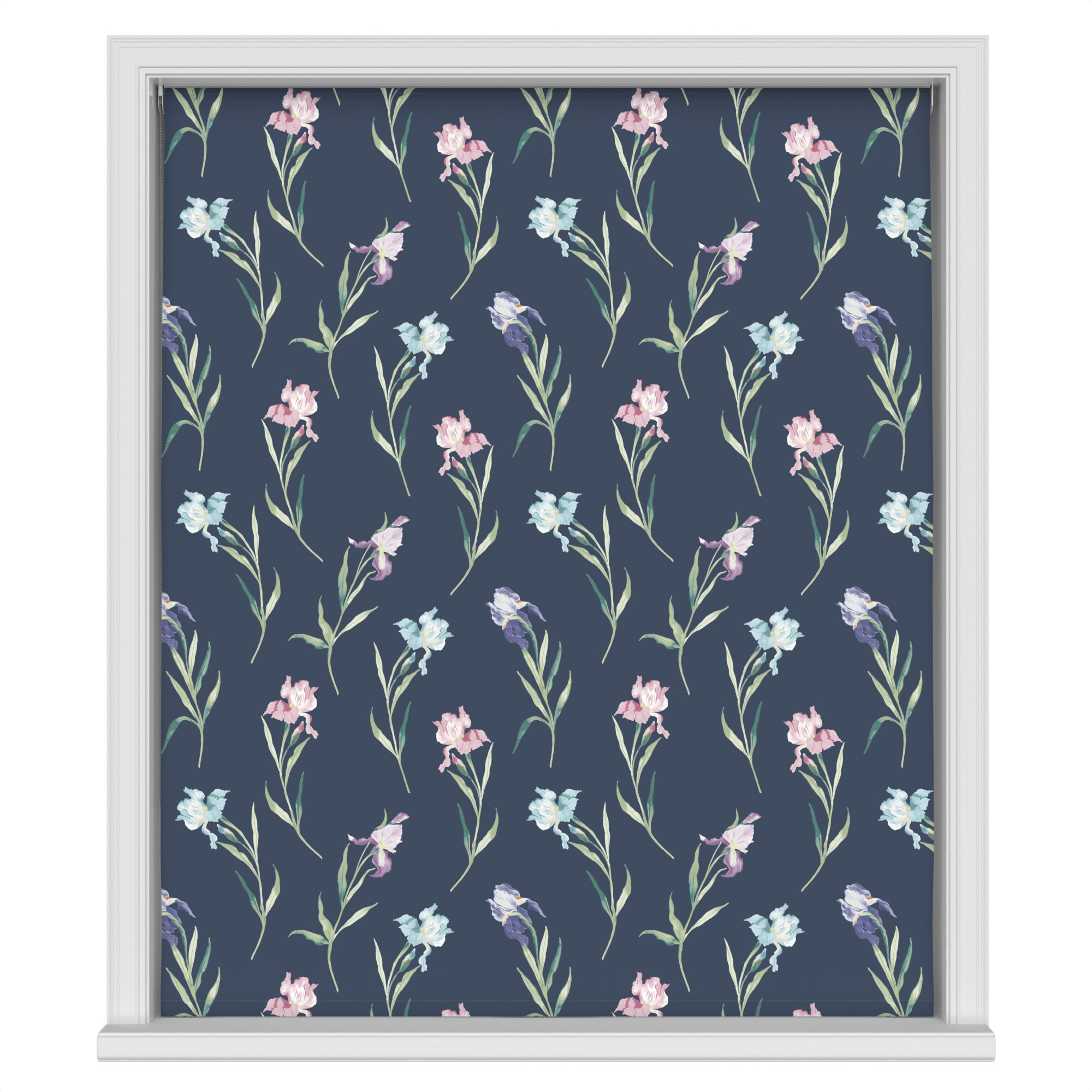 Laura Ashley Hawling Irises Midnight Navy - Image 3