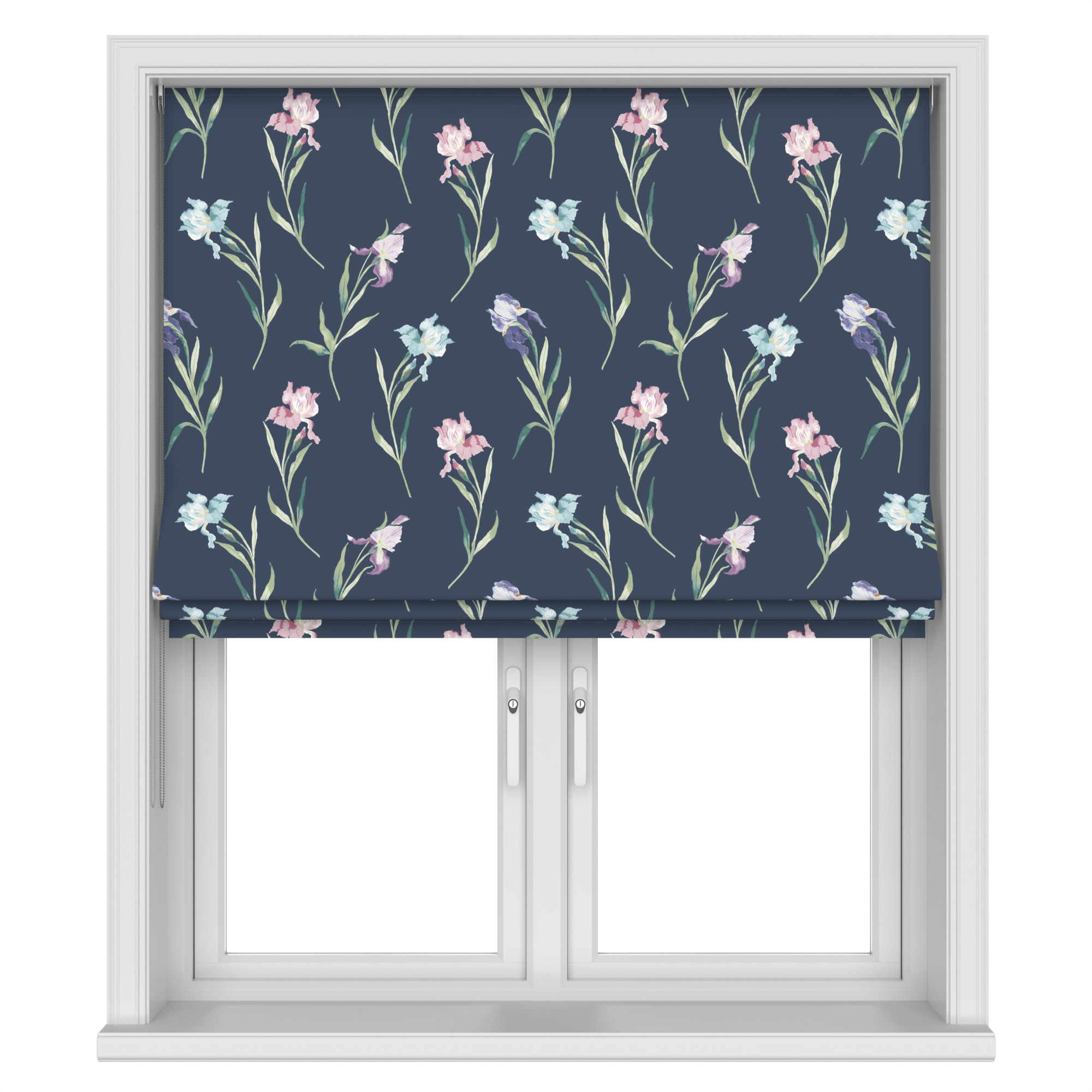 Laura Ashley Hawling Irises Midnight Navy - Image 4