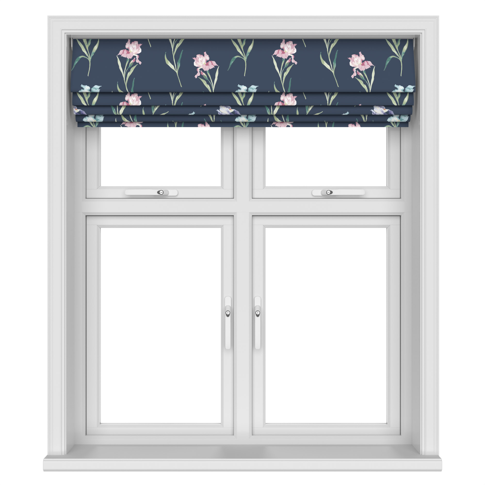 Laura Ashley Hawling Irises Midnight Navy Motorised - Image 5