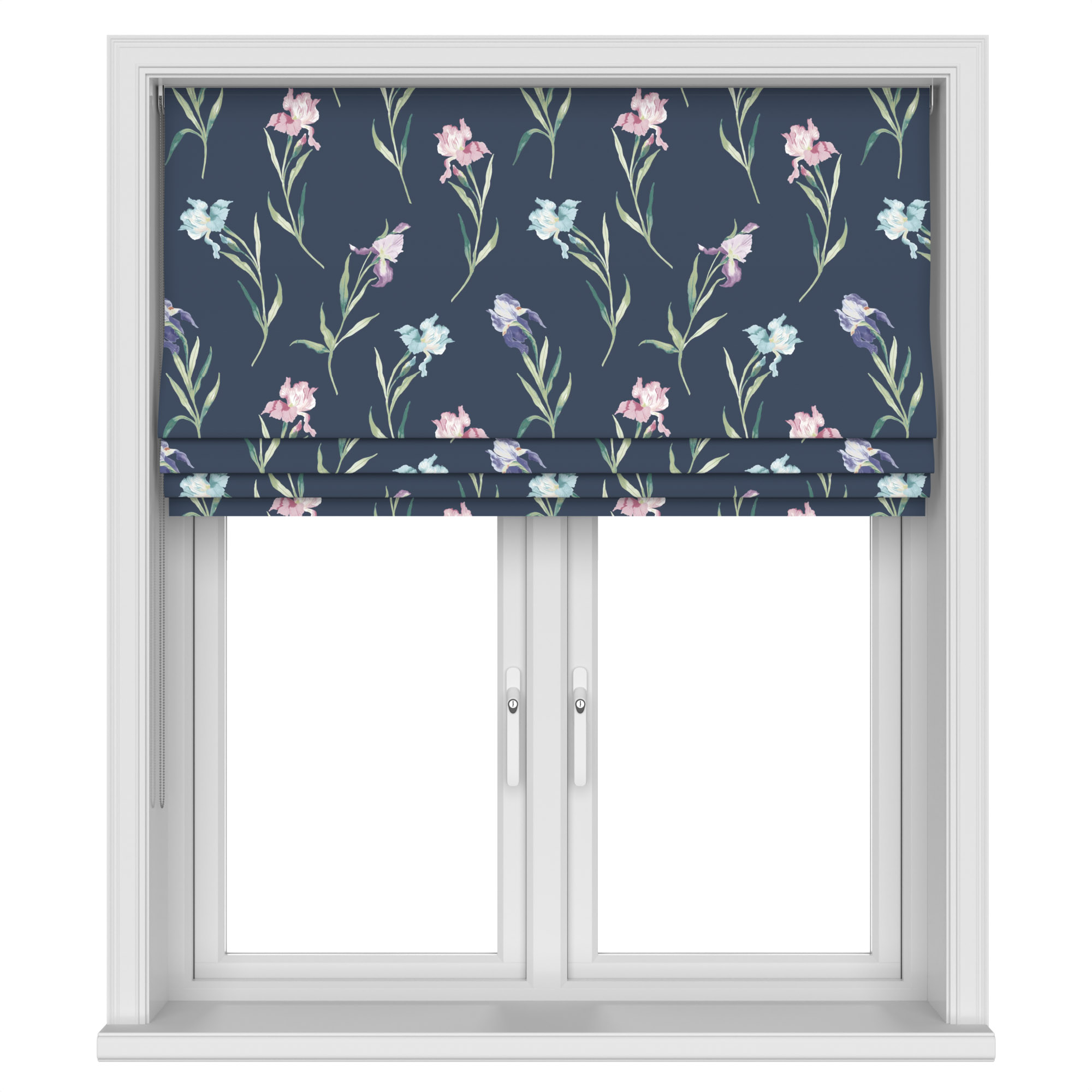 Laura Ashley Hawling Irises Midnight Navy - Image 5