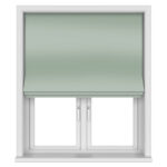 Laura Ashley Middleton Dark Sage Green Motorised
