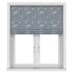 Laura Ashley Pussy Willow Dark Seaspray Motorised