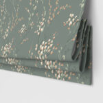 Laura Ashley Pussy Willow Fern Green Motorised