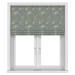 Laura Ashley Pussy Willow Fern Green Motorised