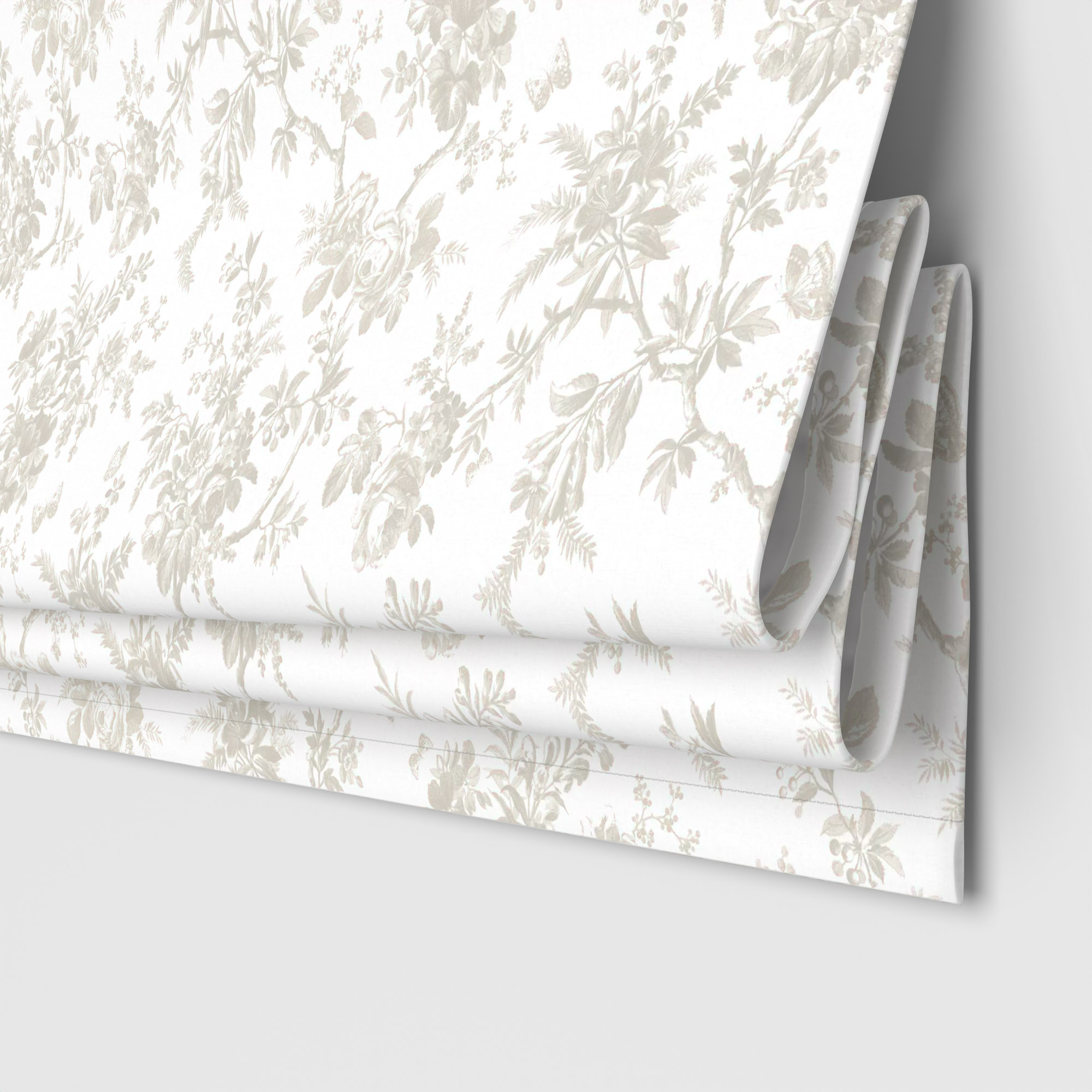 Laura Ashley Walled Garden Dove Grey Motorised