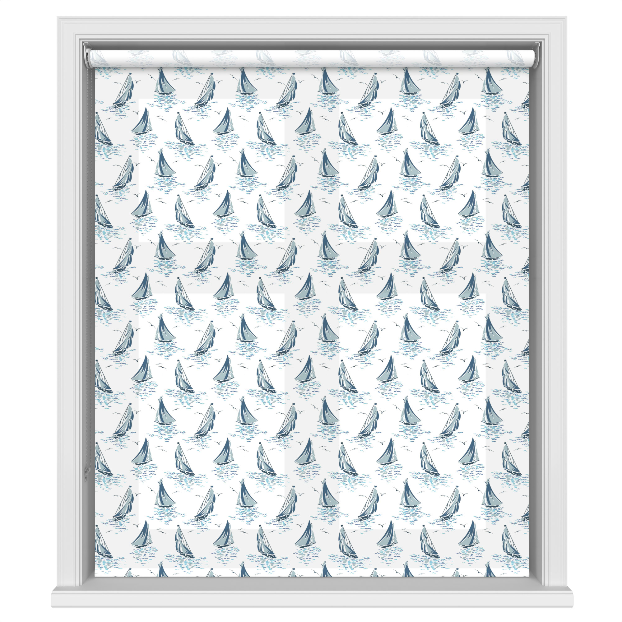 Laura Ashley A'hoy Sail Boats Blue - Image 2