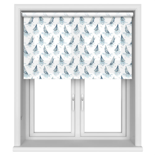 Laura Ashley A'hoy Sail Boats Blue